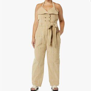 Making‎ the Cut Corduroy Deconstructed Jumpsuit Beige NWT XXS Yannik Zamboni